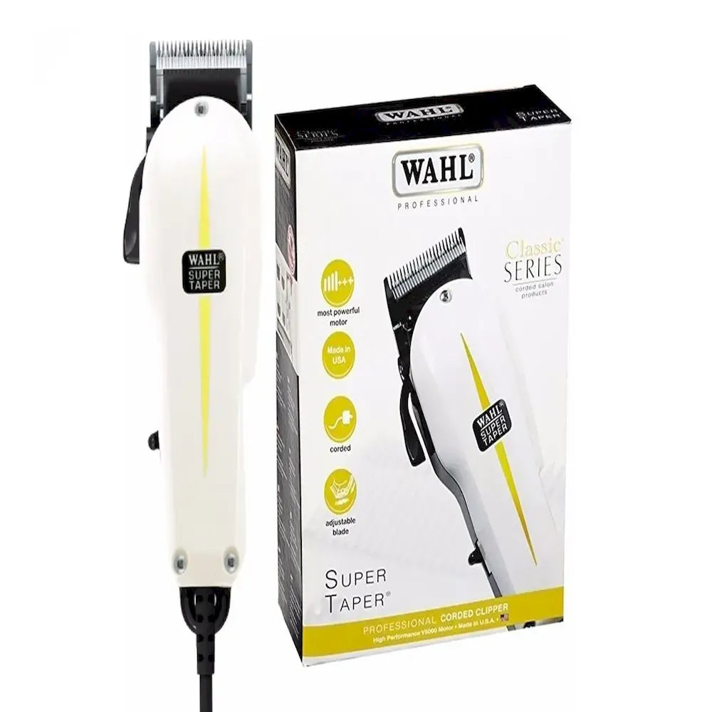 Wahl Super Taper Professional Hair Clipper Corded Stainless Steel Blade