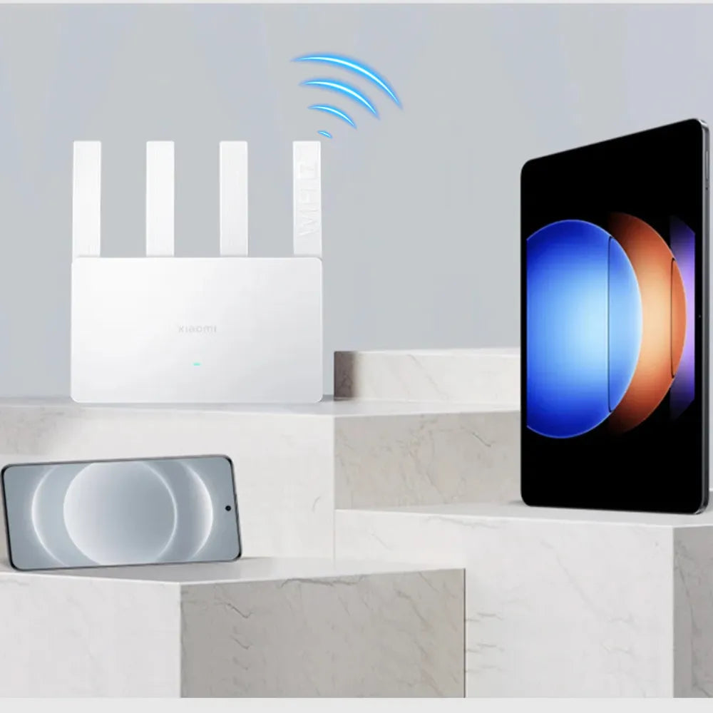 Xiaomi Router BE3600 Wi-Fi 7 Router 3600Mbps with 2.5G Ethernet Port, Qualcomm Quad-Core Chip and Dual-Band Aggregation