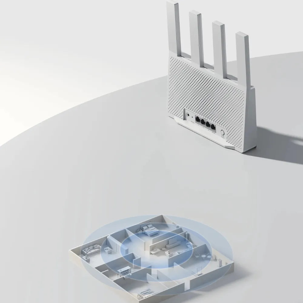 Xiaomi Router BE3600 Wi-Fi 7 Router 3600Mbps with 2.5G Ethernet Port, Qualcomm Quad-Core Chip and Dual-Band Aggregation