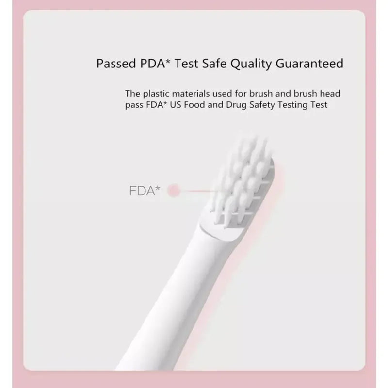Xiaomi T100 Mijia Sonic Electric Toothbrush Dual Cleaning Modes USB Rechargeable - White