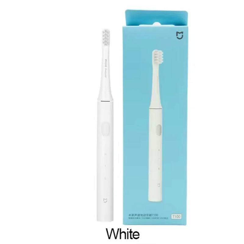 Xiaomi T100 Mijia Sonic Electric Toothbrush Dual Cleaning Modes USB Rechargeable - White