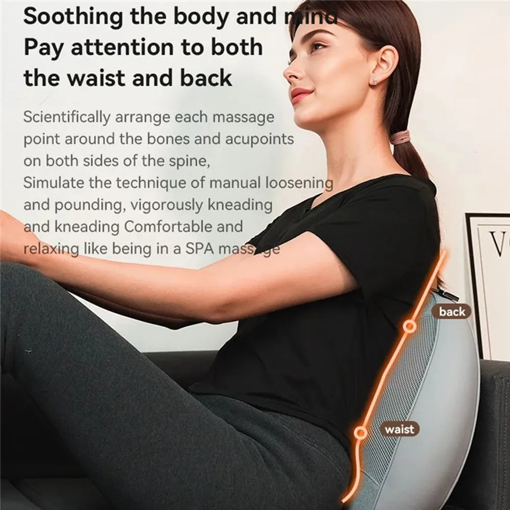 Yesido MG15 Back Massager Hot Compress Up To 30-40℃ 2000mAh Battery Life  Type-C Rechargeable