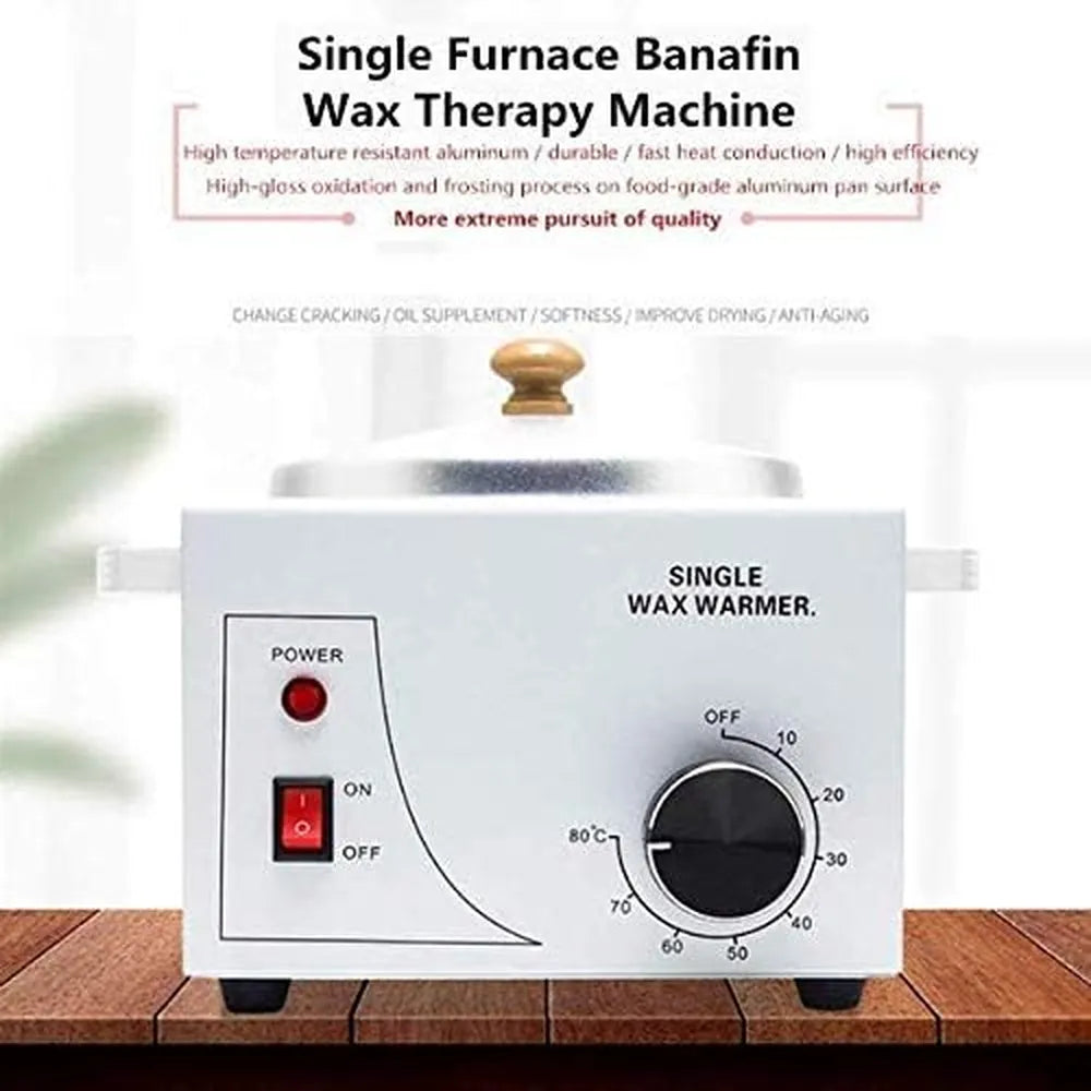 Electric Single Wax Warmer Machine with Removable Aluminum Pot 500CC