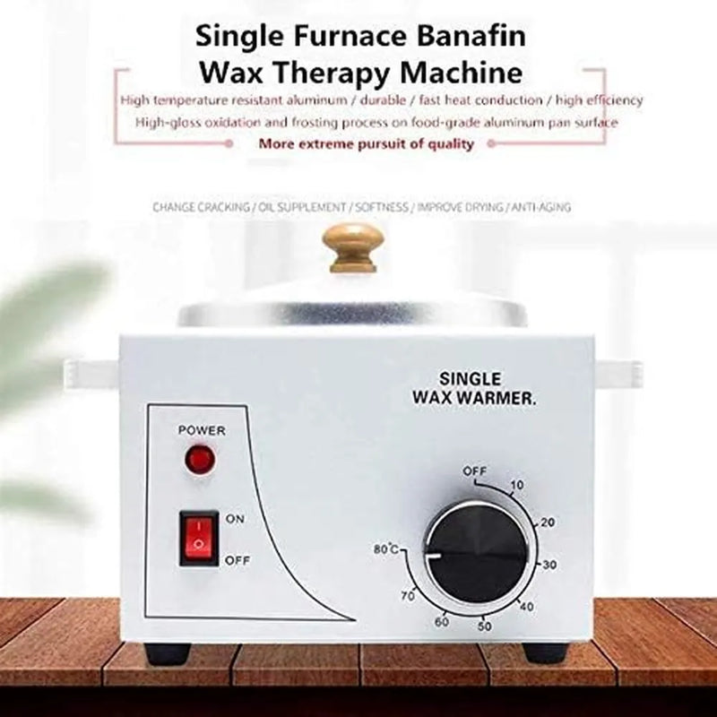 Electric Single Wax Warmer Machine with Removable Aluminum Pot 500CC