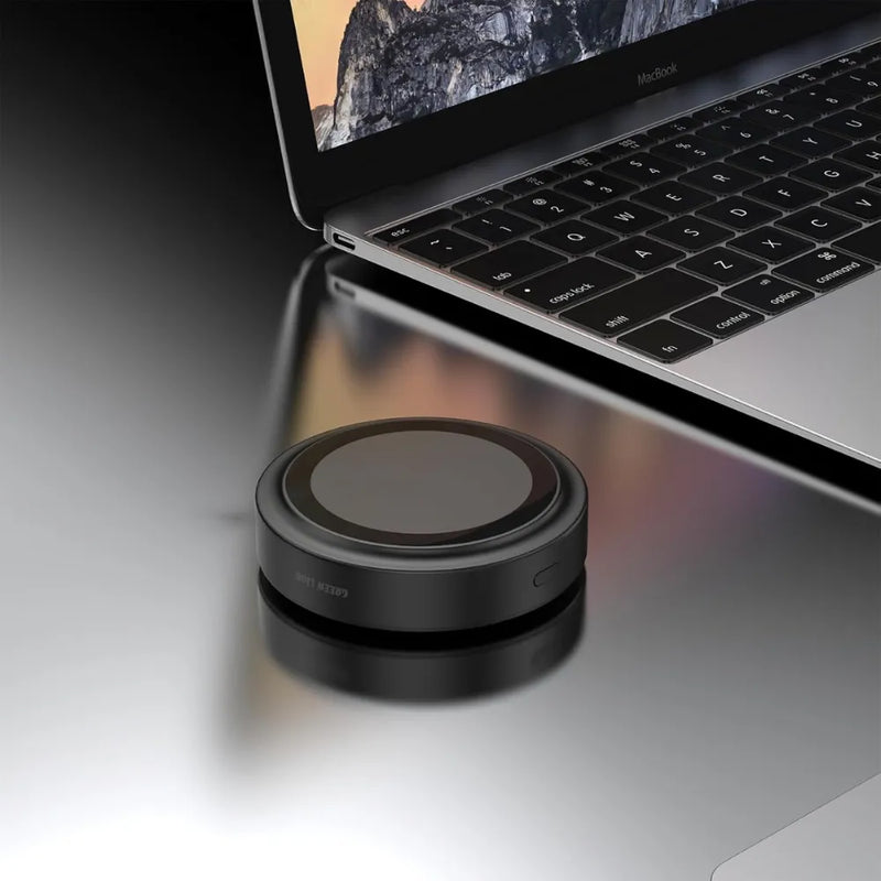 Green Lion MAG Power 3000mAh Power Bank – 10W Output, N52*16 Strong Magnets, LED Indicator, USB-A to Type-C Cable, Type-C Port, MagSafe Compatible – Black