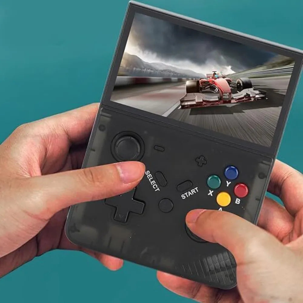 SJGAM M18 Retro Handheld Game Console 128GB with 30,000+ Games, 4.3-Inch IPS Display, RK3566 Linux System, 4000mAh Battery