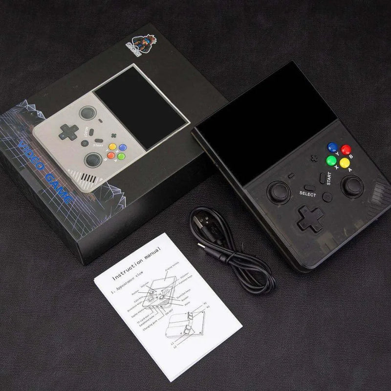 SJGAM M18 Retro Handheld Game Console 128GB with 30,000+ Games, 4.3-Inch IPS Display, RK3566 Linux System, 4000mAh Battery