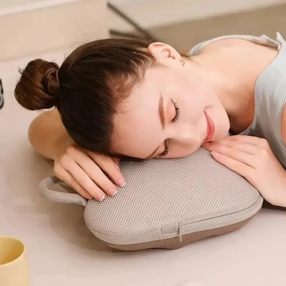 Electric Smart Waist Back and Leg Massager Pillow With 42°C Hot Compress 2000mAh Type-C Rechargeable