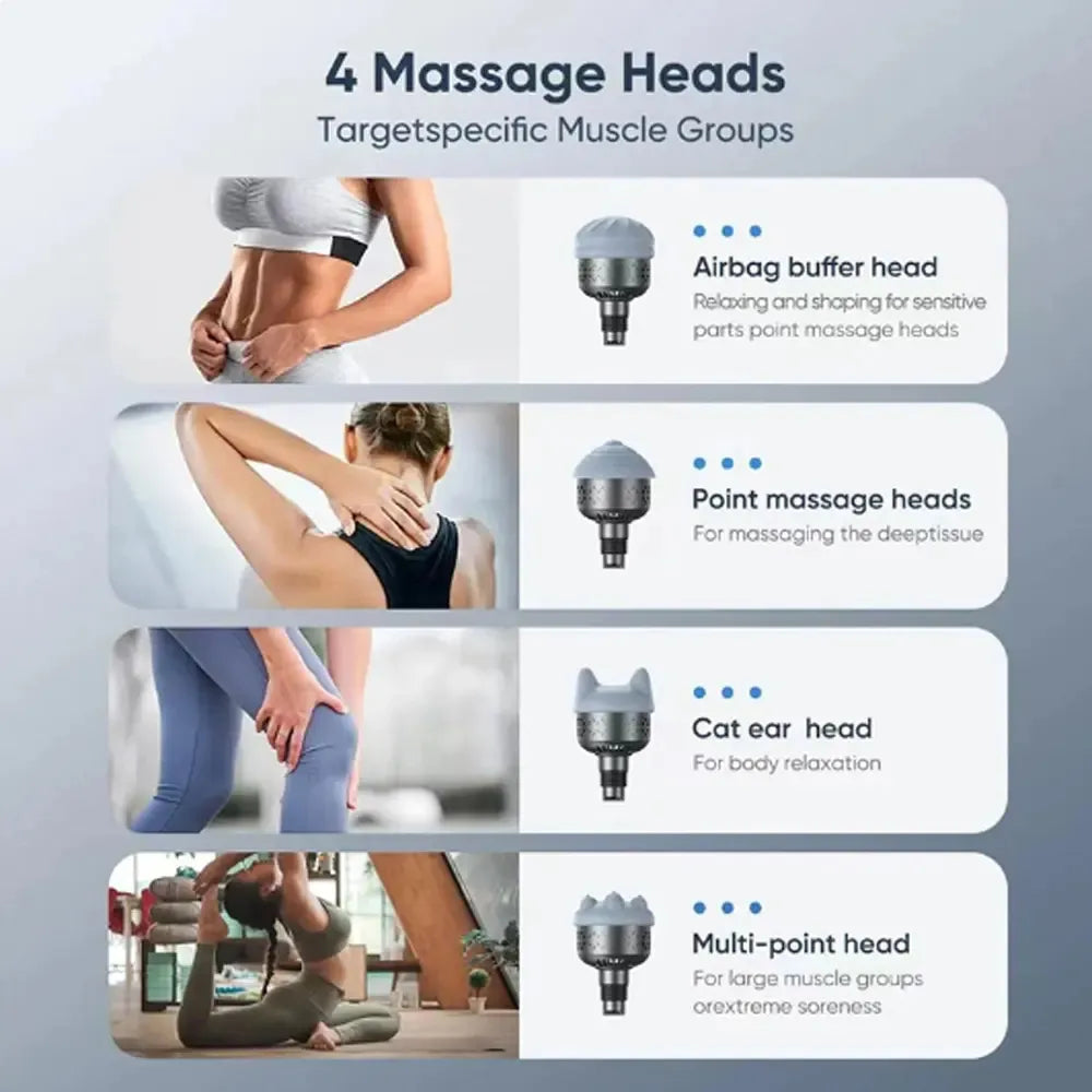 ADMOS Hot & Cold Therapy Massager with Dual Temp Relief 1800mAh Power 8 Speed Modes Type-C Rechargeable