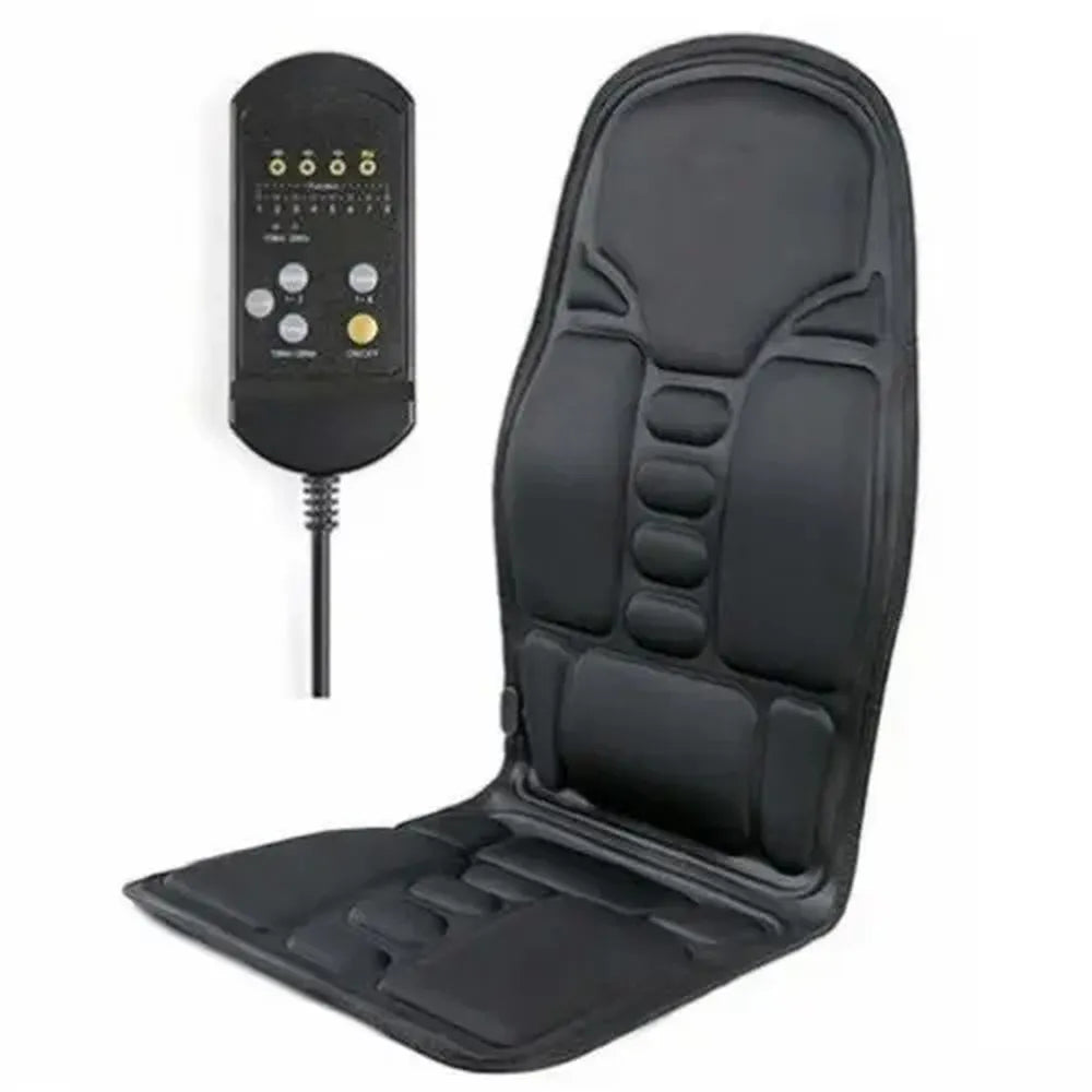 Robotic Cushion Massage Seat 5 Vibration Motors AC DC Powered Multiple Modes Built in Heat Function