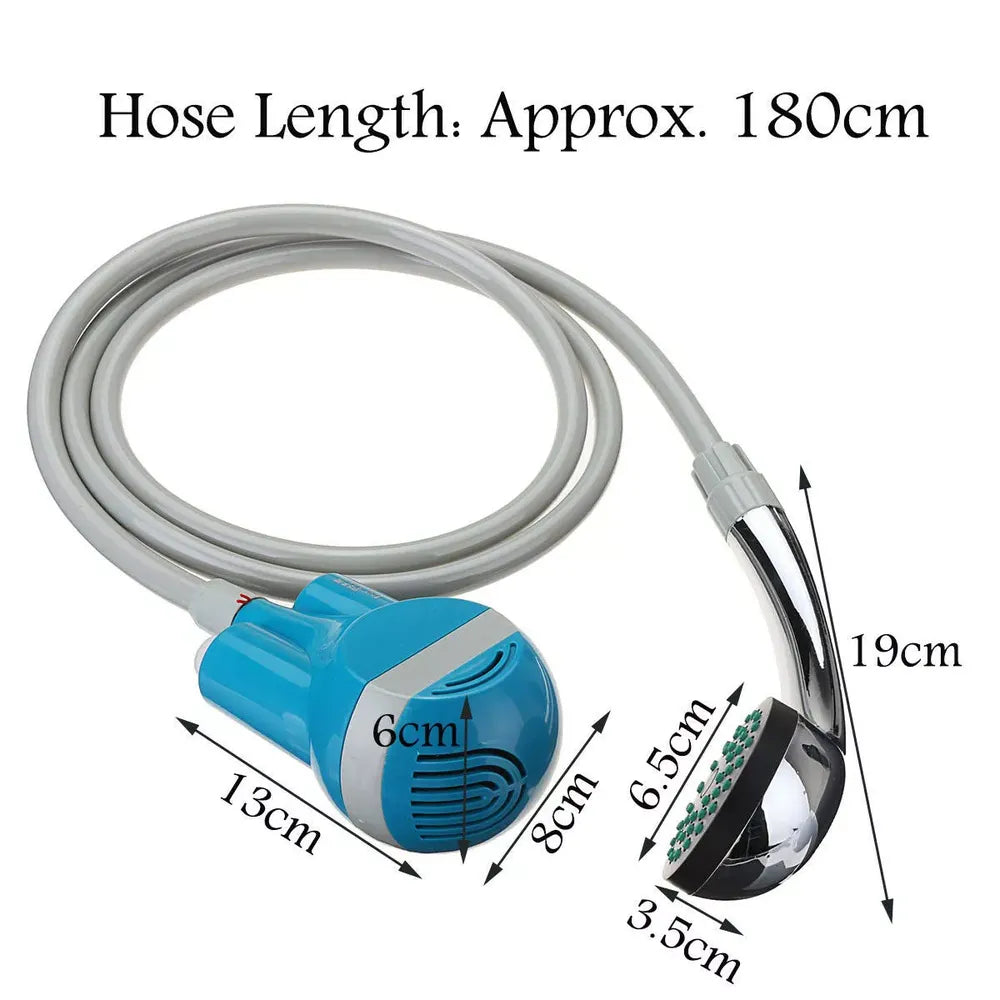 Traveler's Portable Shower & Shattaf With Folding Bucket 2200mAh USB Rechargeable