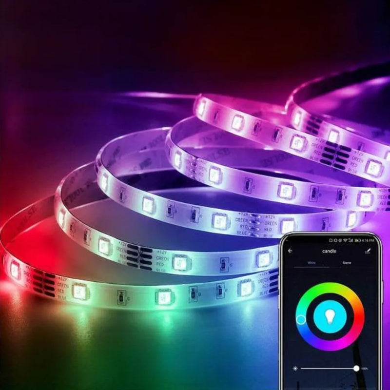 Xtrike Me 5M RGB LED Strip Light – USB Powered, Remote Control, DIY Lighting Kit for Gaming, Decor & Ambience