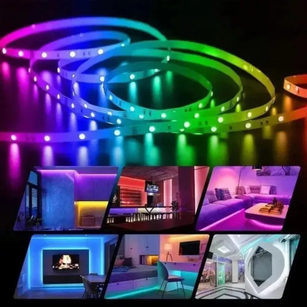 Xtrike Me 5M RGB LED Strip Light – USB Powered, Remote Control, DIY Lighting Kit for Gaming, Decor & Ambience