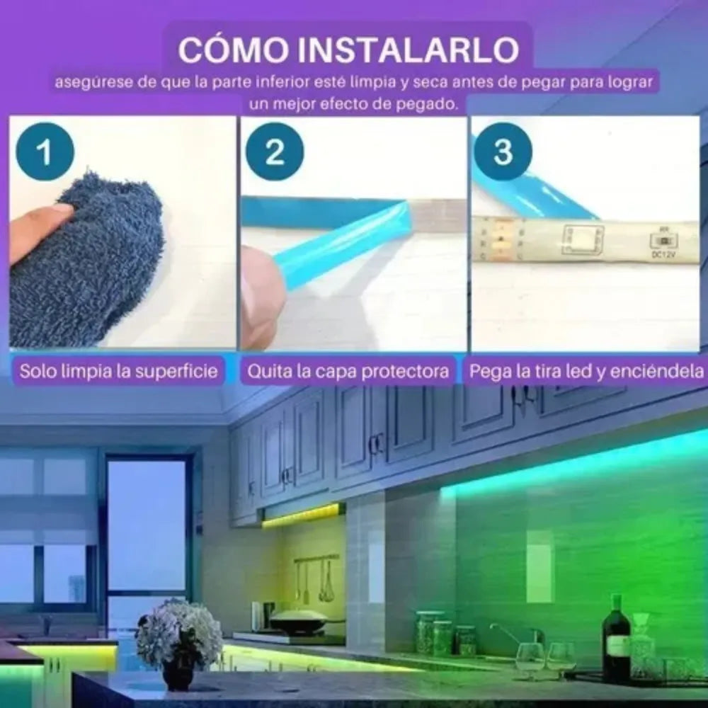 Xtrike Me 5M RGB LED Strip Light – USB Powered, Remote Control, DIY Lighting Kit for Gaming, Decor & Ambience