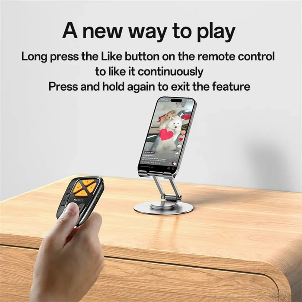 Yesido SF25 Scrolling Remote  Bluetooth Compatible with Smartphones & Tablets