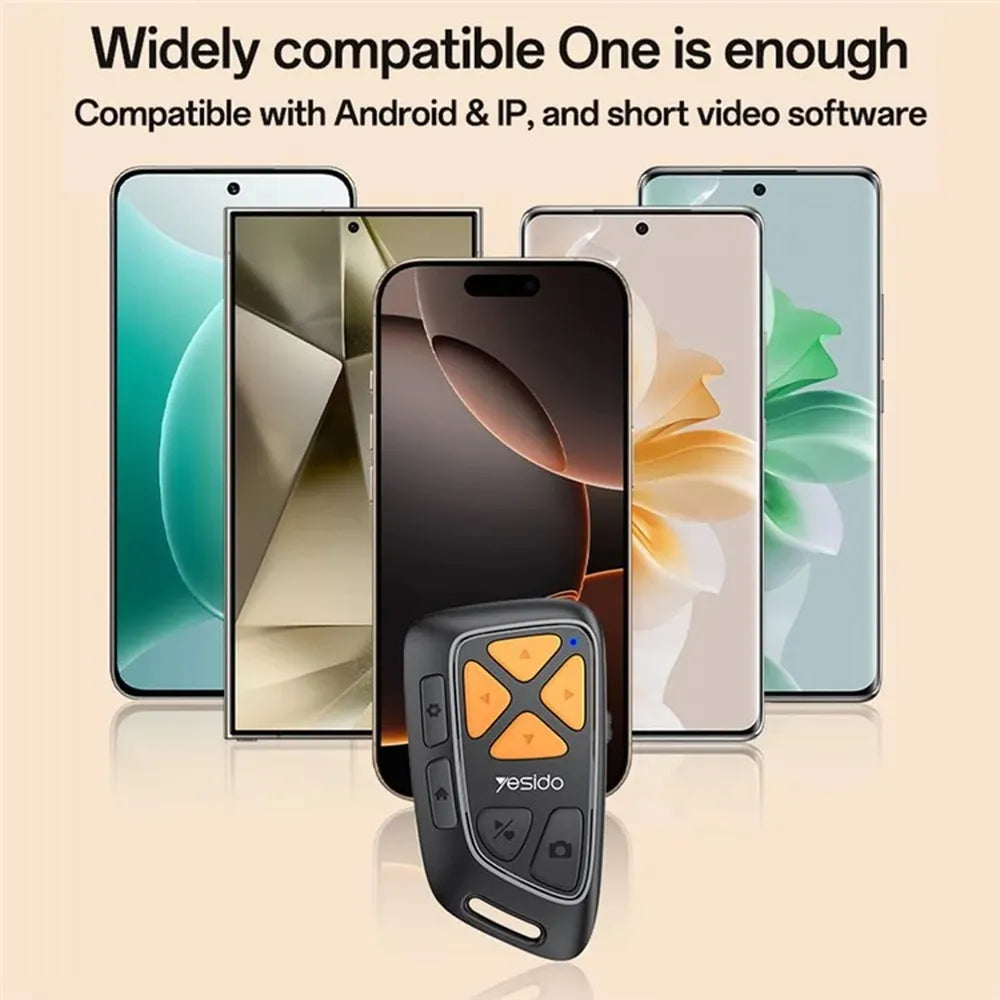 Yesido SF25 Scrolling Remote  Bluetooth Compatible with Smartphones & Tablets