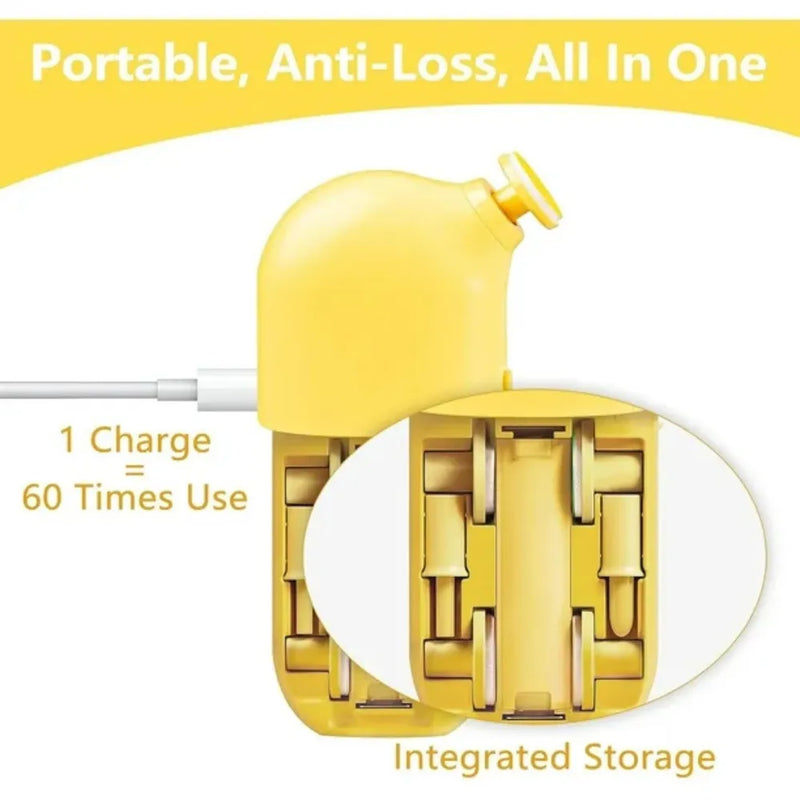 Electric Baby Nail Trimmer – Rechargeable Grooming Kit with 7 Grinding Heads, Quiet & Safe Nail File for Newborns, Infants, Toddlers