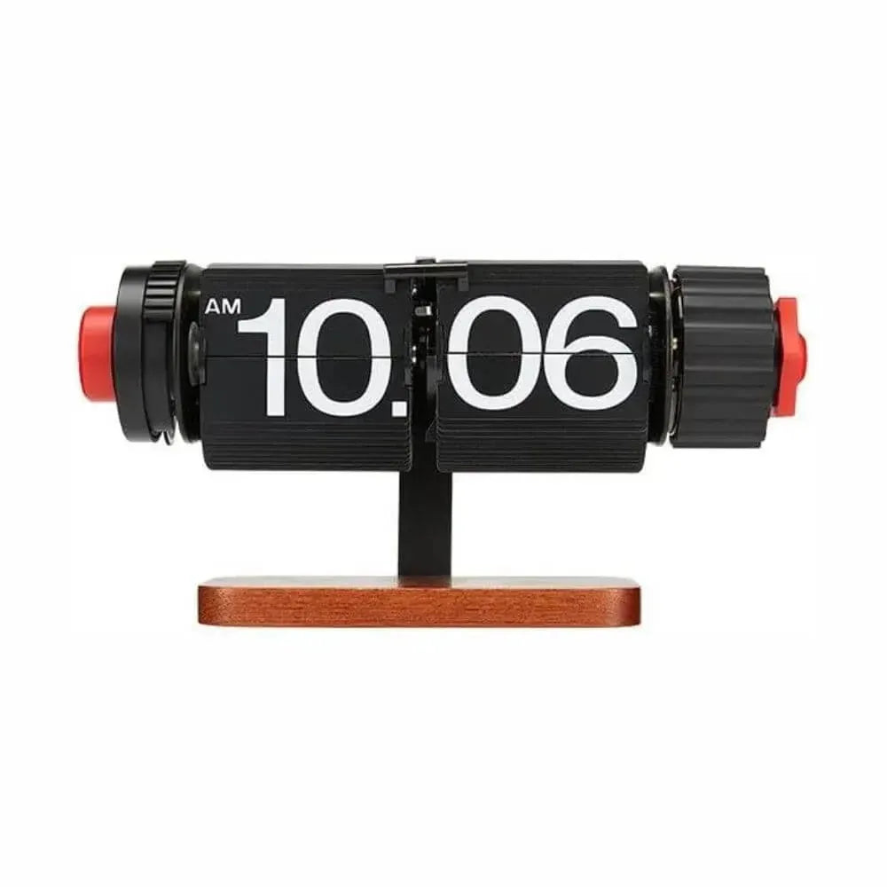 Creative Flip Alarm Clock F002 Vintage Design Metal Frame Automatic Flip