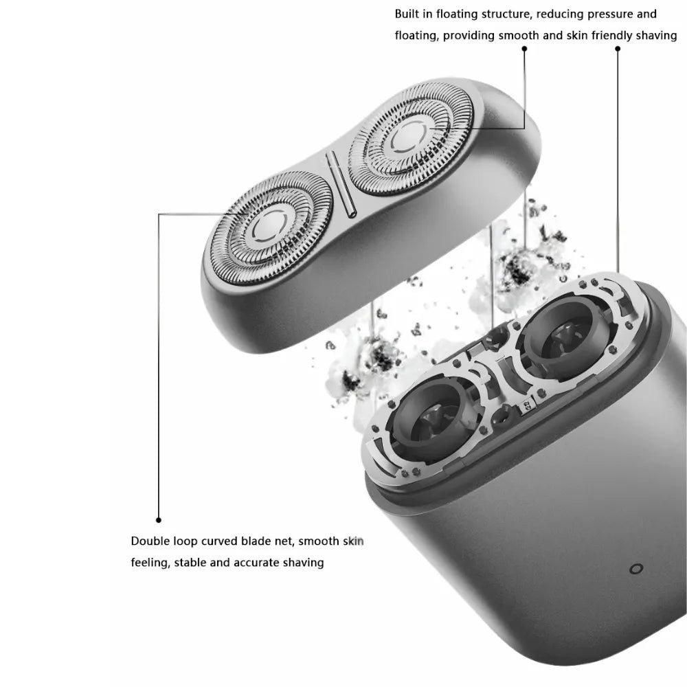 Xiaomi Mijia S200 Electric Shaver – Smart Touch Sensor + IPX7 Waterproof + 60-Min Battery Life + Type-C Charging
