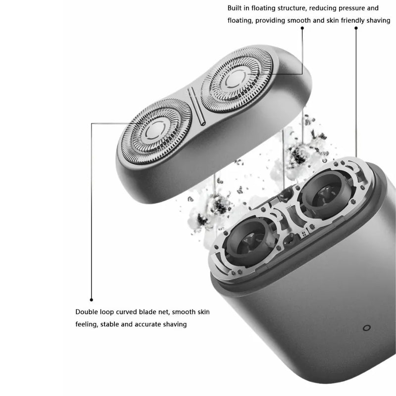 Xiaomi Mijia S200 Electric Shaver – Smart Touch Sensor + IPX7 Waterproof + 60-Min Battery Life + Type-C Charging