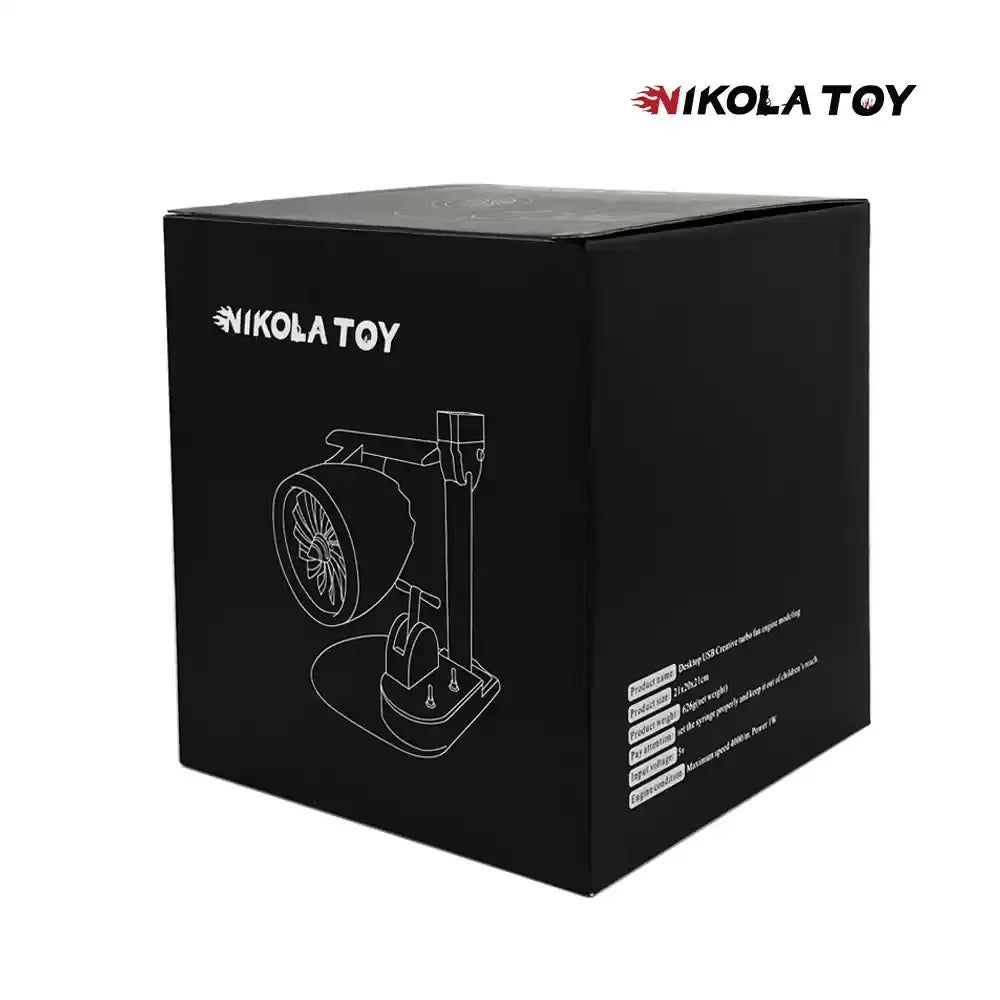 Nikola Turbo Engine Jet Fan Humidifier Turbine Fan 50ml Capacity USB Powered