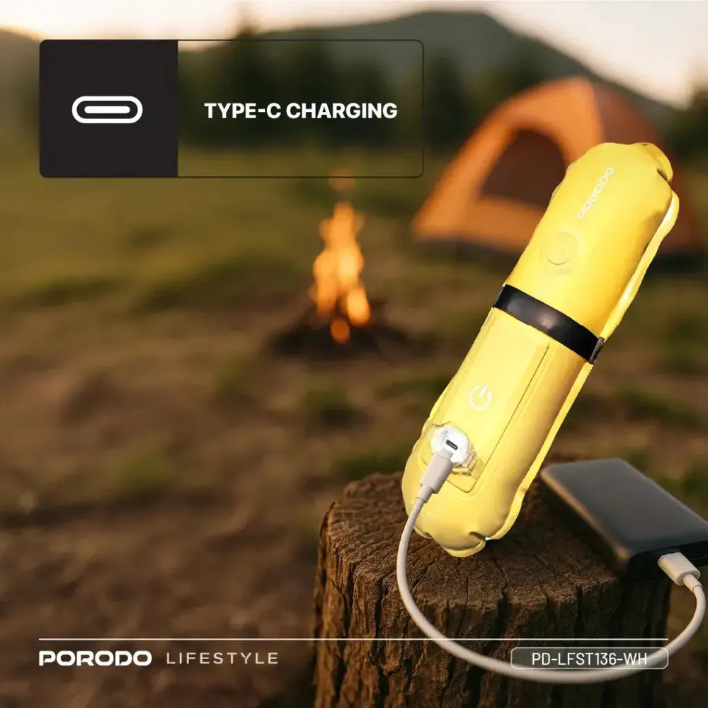 Porodo Beam Inflatable Outdoor Magnetic Tube Light 100-150 Lumens IP66 Waterproof