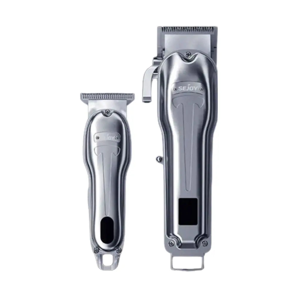 Sejoy Men’s Electric Clipper Set Type- C Rechargeable With 4 Length Combs Ceramic Sharp Angle Blade
