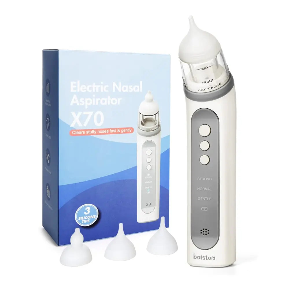 Baistom X70 Baby Nasal Aspirator With 3 Adjustable Suction Levels 800mAh Type-C Rechargeable