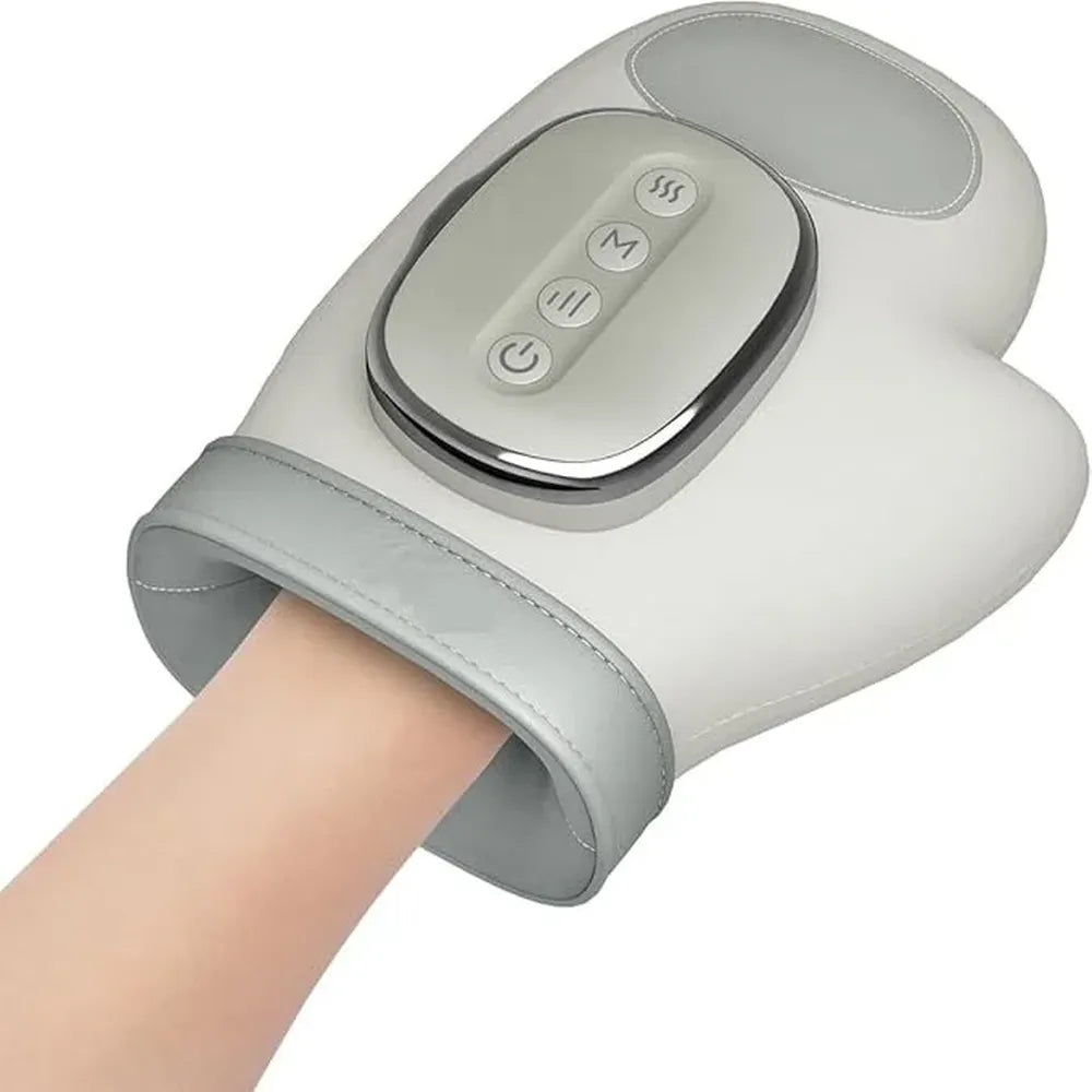 Electric Hand Massager with Heating, Air Compression & Vibration – 3 Modes, 5 Intensities, 2000mAh Battery