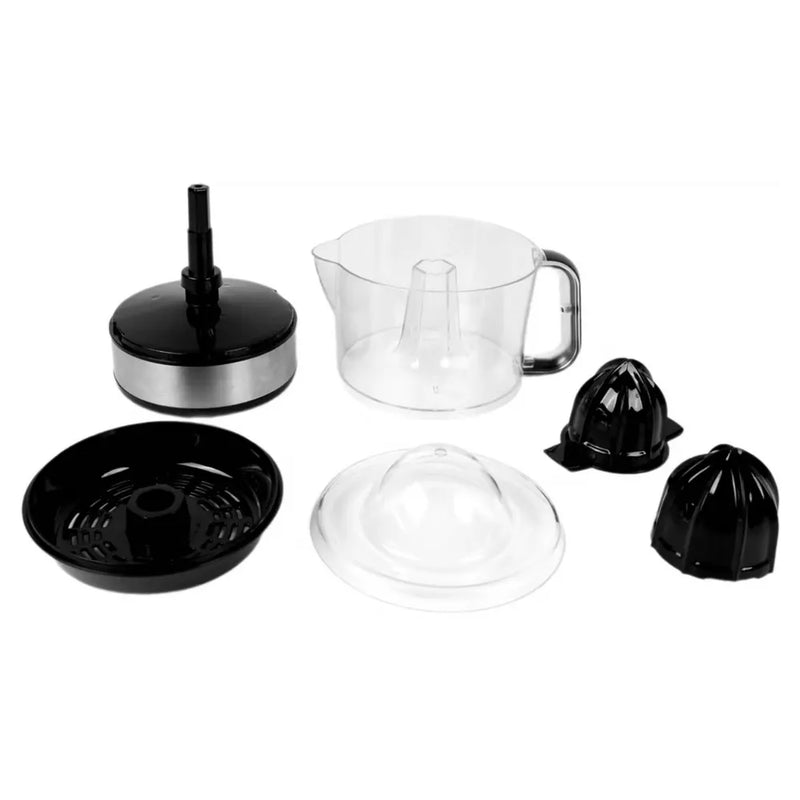 Green Lion Dual Rotation Citrus Juicer 700mL, Adjustable Filter, Small & Large Juice Cones + BPA-Free, Stainless Steel Build, Black