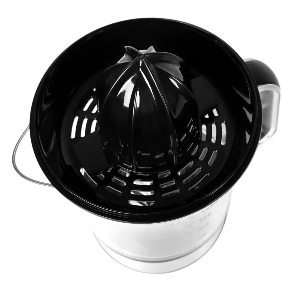 Green Lion Dual Rotation Citrus Juicer 700mL, Adjustable Filter, Small & Large Juice Cones + BPA-Free, Stainless Steel Build, Black