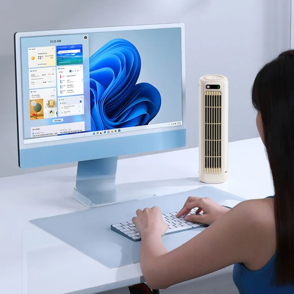 M60 Constant Wind Speed Tower Fan with Quiet Operation, Energy Efficient Cooling & Slim Space-Saving Design