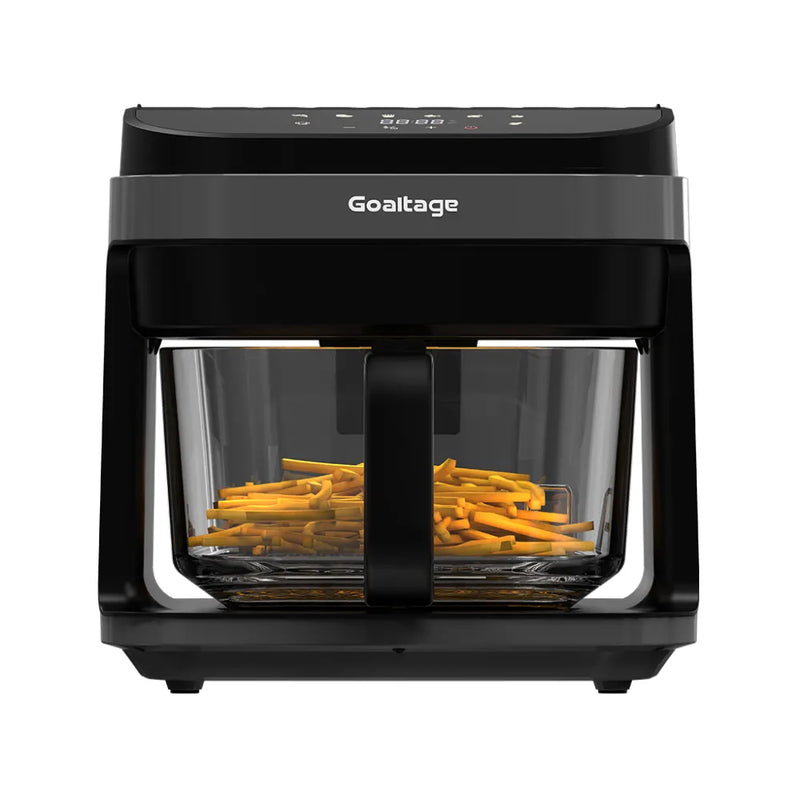 Goaltage Chef Mate AF02 Air Fryer 5.5L with 8 Preset Functions, 360° Air Circulation, Touch Controls & Tempered Glass Basket