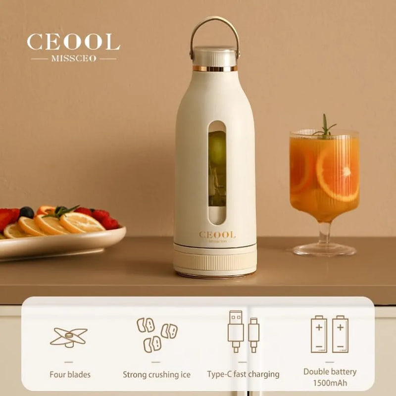 Ceool Portable Mini Juicer 360ML150W Type - C Rechargeable