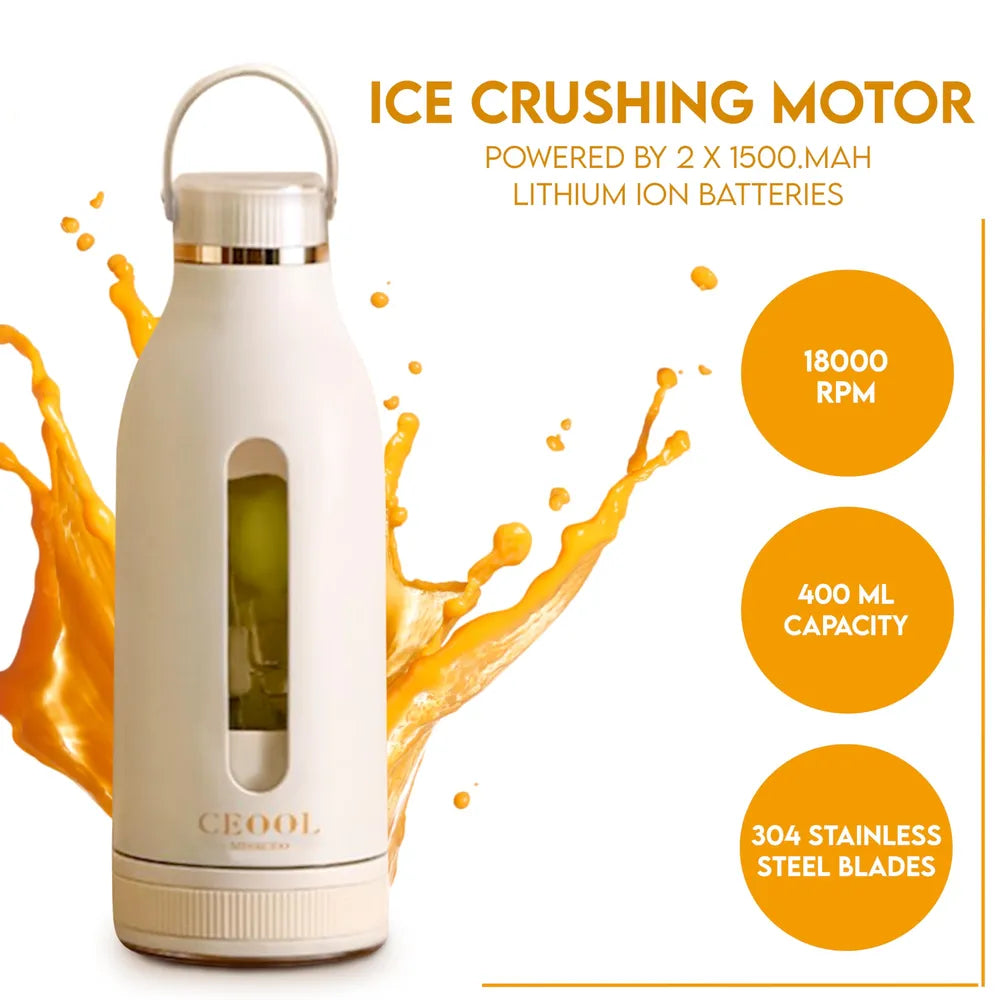 Ceool Portable Mini Juicer 360ML150W Type - C Rechargeable