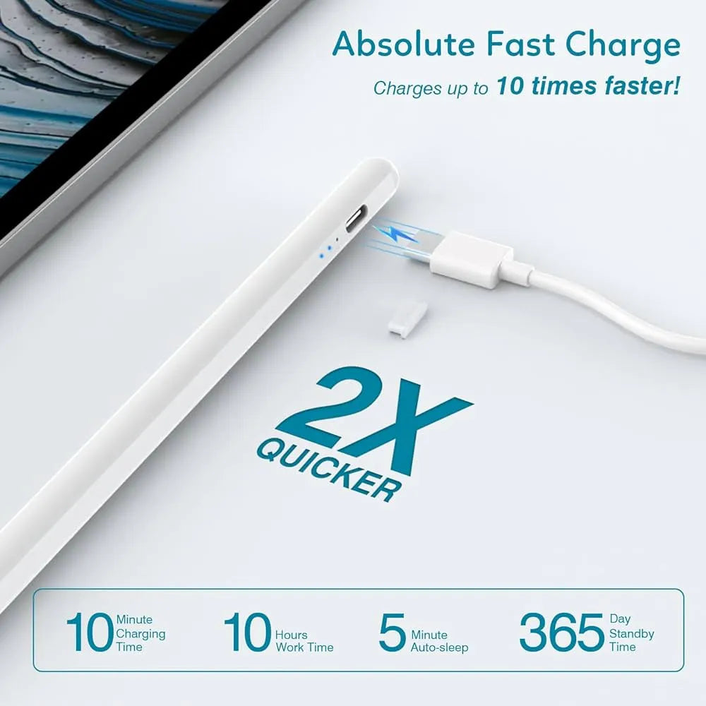 Anker A7139 Pencil Stylus Pen – Tilt Sensitivity, Magnetic Attachment, Long Battery Life