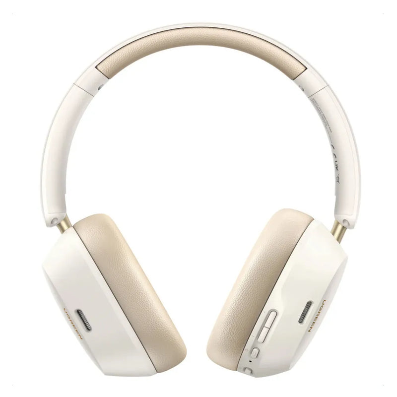 UGREEN HiTune Max5c Wireless Headphones with 43dB Hybrid ANC, 75H Battery Life, Bluetooth 5.4, Dual Mic – White
