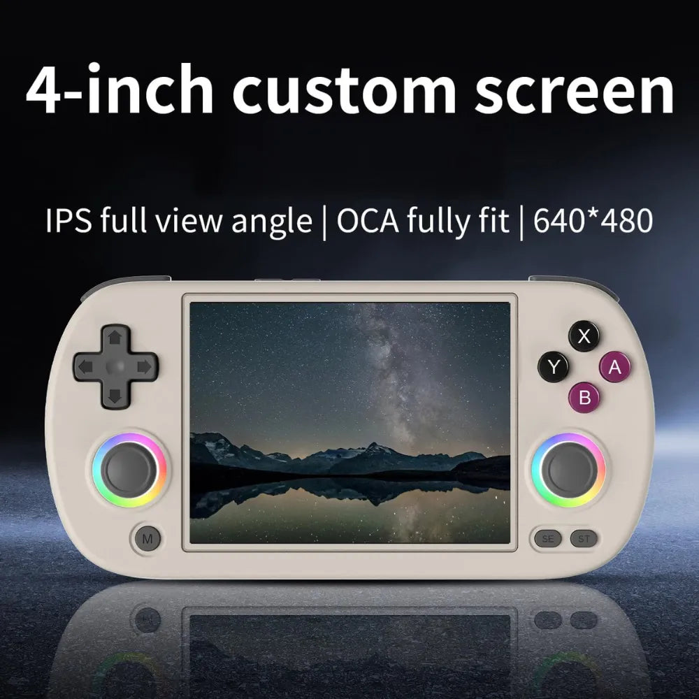 RG40XX H Handheld Game Console 128GB, 4K Output, Bundle Accessories, WiFi & Bluetooth Connectivity
