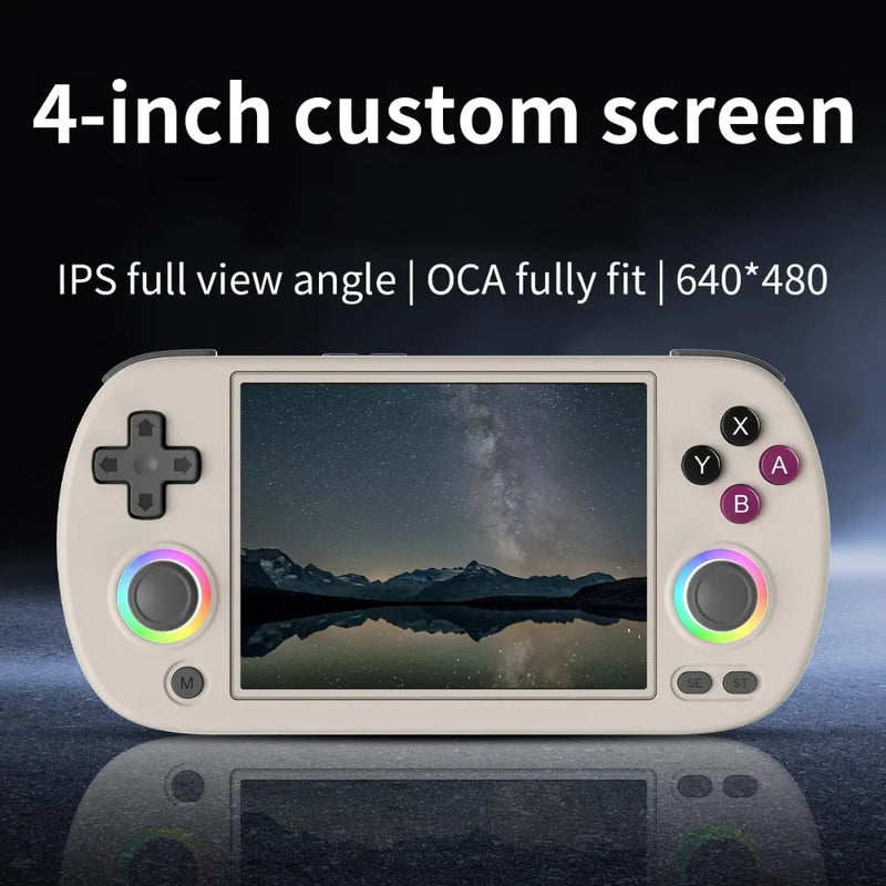 RG40XX H Handheld Game Console 128GB, 4K Output, Bundle Accessories, WiFi & Bluetooth Connectivity