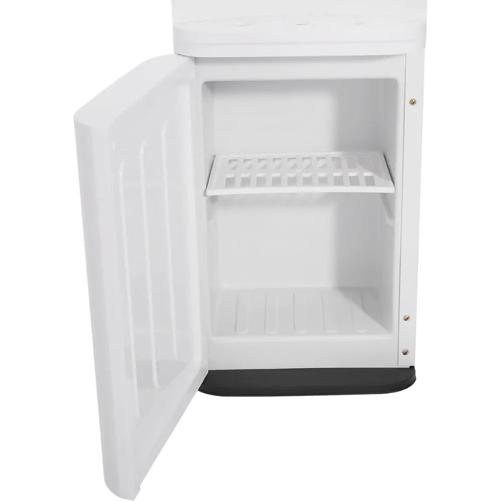 Cookchen Top Load Water Dispenser White with 3 Temperature Settings – Hot, Cold & Room Temp, Child Safety Lock, Freestanding for Home & Office