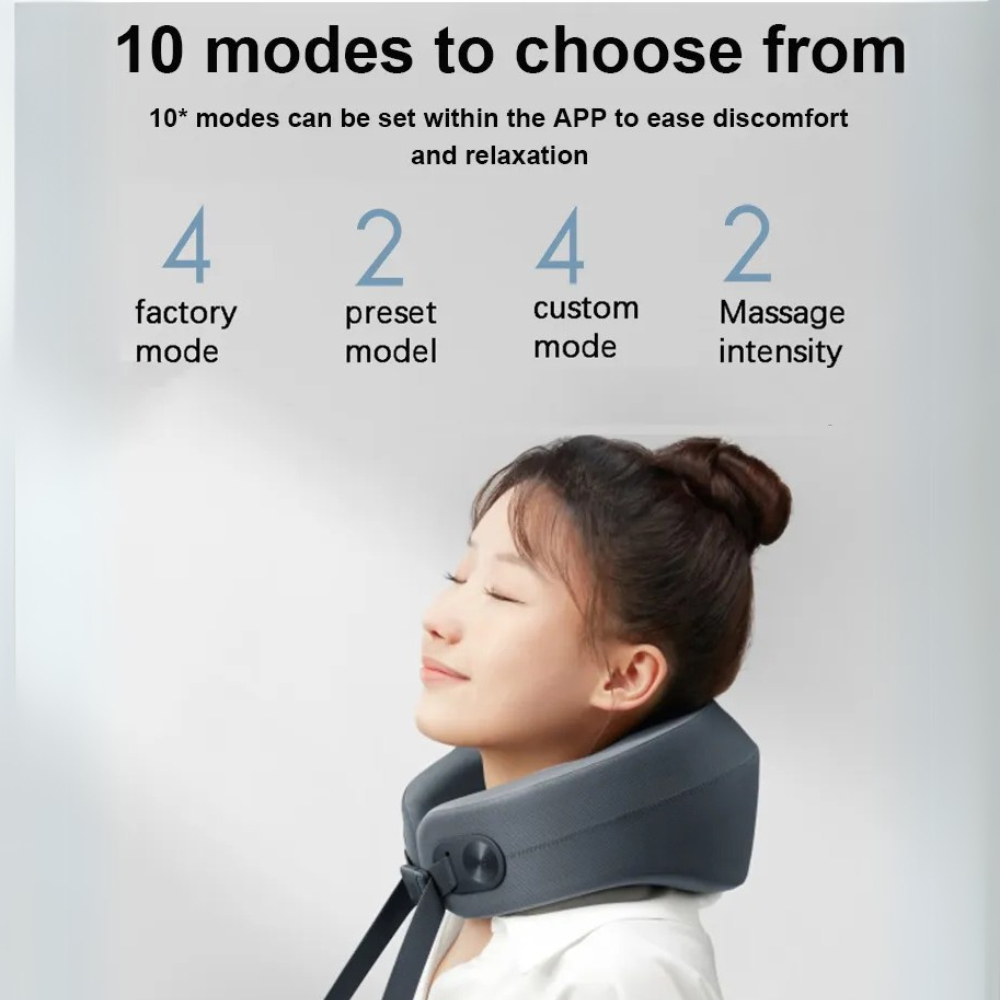 Xiaomi Mijia Smart Neck Massager with 4 Massage Heads, Heat Compress, 2550mAh Battery & Mi Home App Control