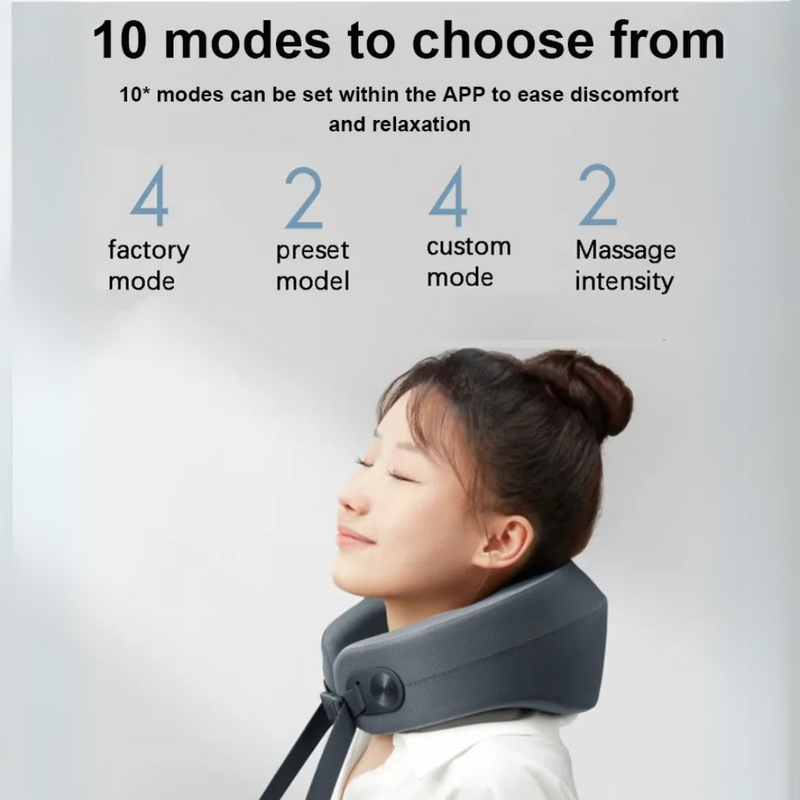 Xiaomi Mijia Smart Neck Massager with 4 Massage Heads, Heat Compress, 2550mAh Battery & Mi Home App Control