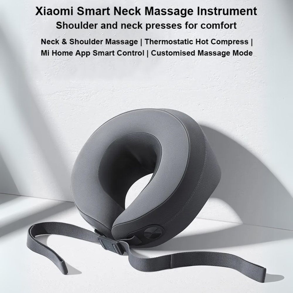 Xiaomi Mijia Smart Neck Massager with 4 Massage Heads, Heat Compress, 2550mAh Battery & Mi Home App Control