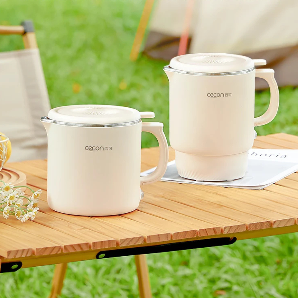 Cecon Electric Kettle, 1.5L Capacity, BPA-Free Silicone, Rapid Boil, 1000W Power