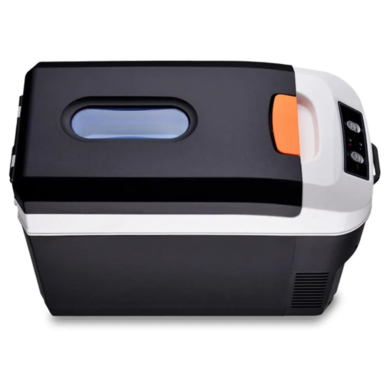 Portable Car Fridge Freezer 25L – Dual Core Cooling & Heating, 12V/24V/220V Power, Intelligent Display, Energy Saving