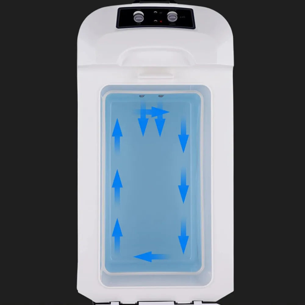 Portable Car Fridge Freezer 25L – Dual Core Cooling & Heating, 12V/24V/220V Power, Intelligent Display, Energy Saving