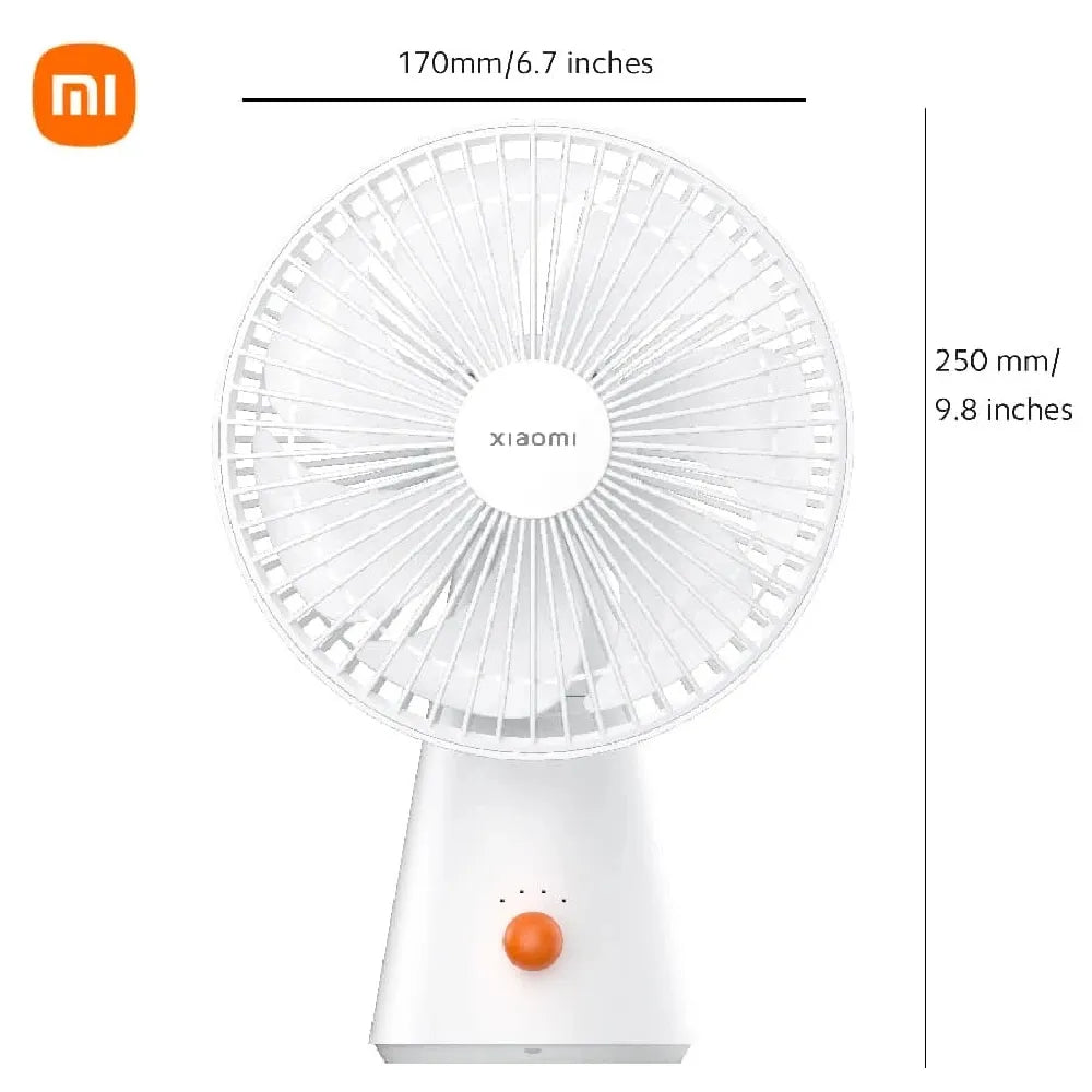 Xiaomi 2-in-1 Rechargeable Mini Fan 4000mAh 4 Wind Speeds Type-C Charging