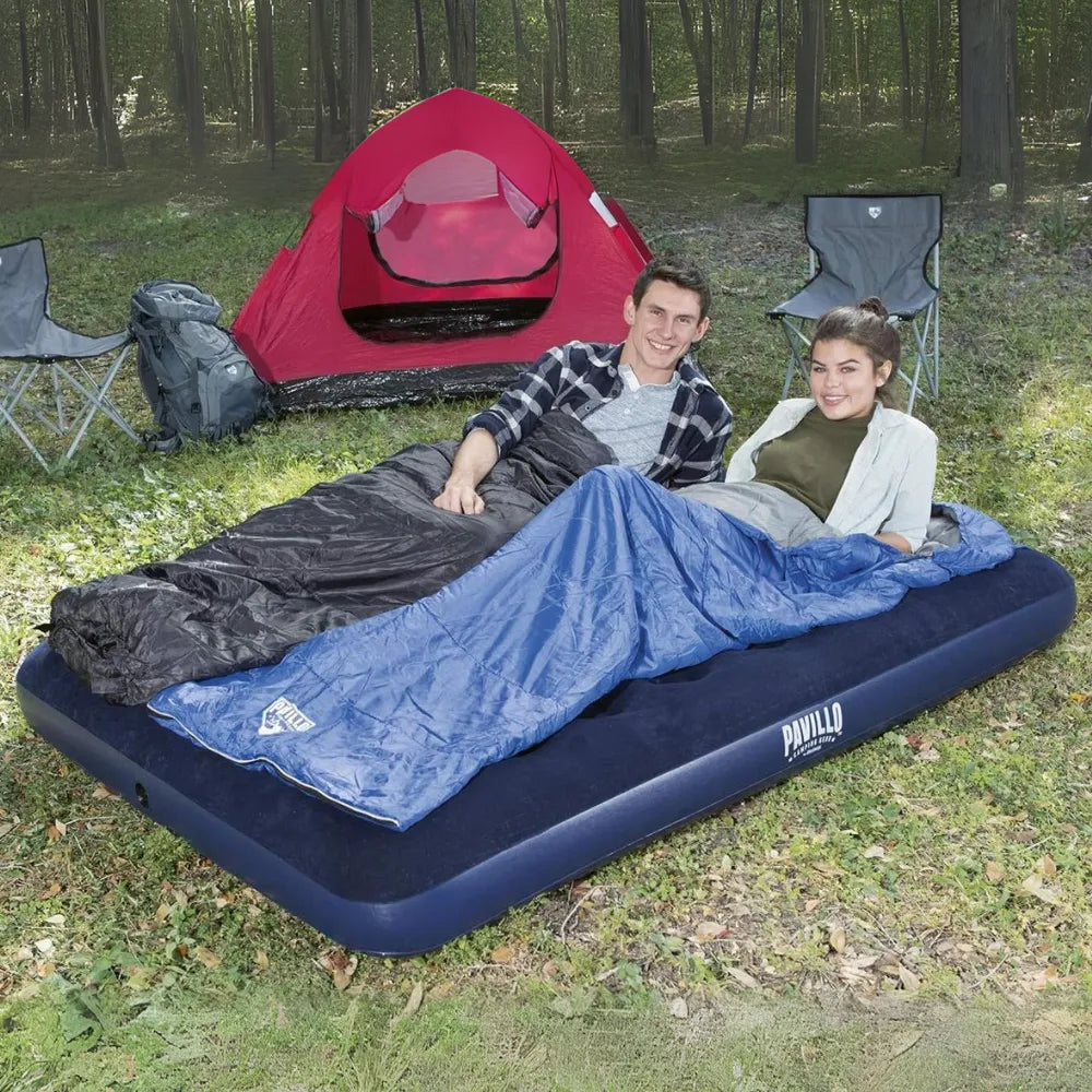 Bestway Pavillo 67002 Double Inflatable Camping Mattress for Indoor & Outdoor