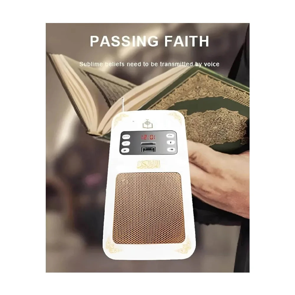 Equantu Al-Quran Holy Wall Bluetooth Speaker Remote Control 10W