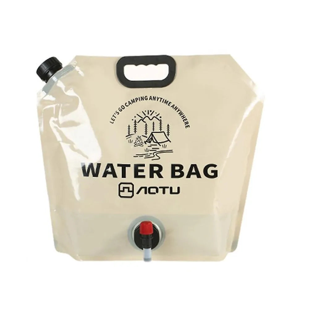 Portable Water Container Bag With Spigot Folding 8L